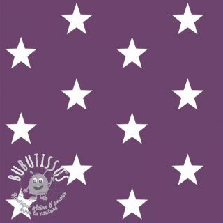 Tissu coton Stars purple