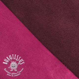 Simili cuir suédine ALASKA fuchsia/amethyste
