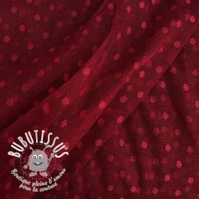 Tulle pour jupe tutu SPOT bordeaux