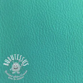 Simili cuir KARIA turquoise