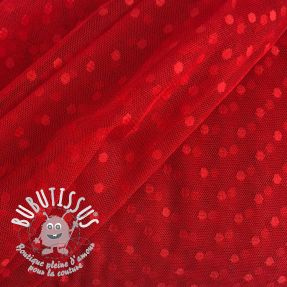 Tulle pour jupe tutu SPOT red