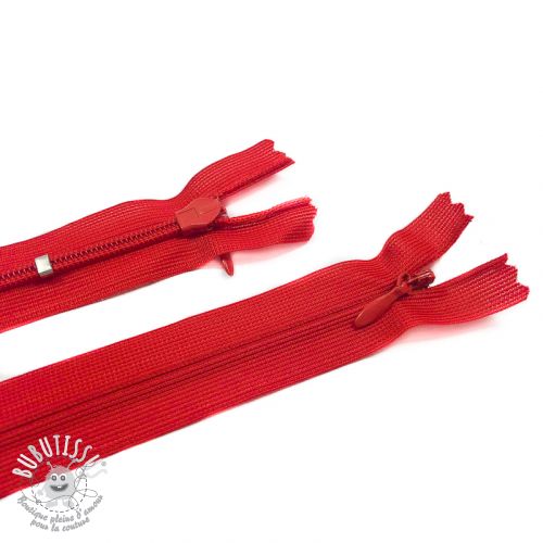 Fermeture Invisible A Glissiere Réglable 60 cm red