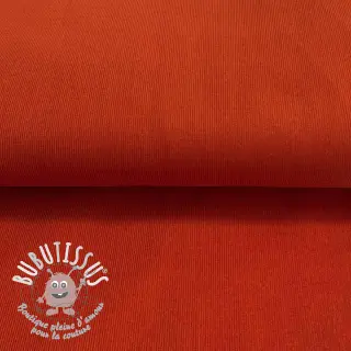 Tissu velours cotelé fin terra