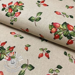 Tissu déco Linenlook Rosehip fresh garden