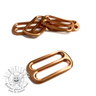 Boucle coulisse 25 mm copper