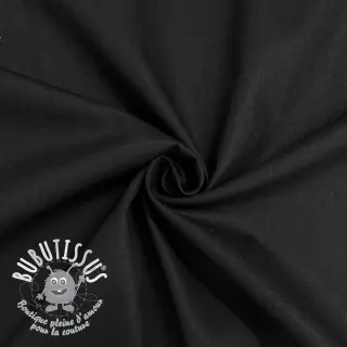 Tissu Popeline de coton black