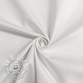 Tissu Popeline de coton optical white
