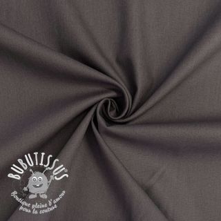 Tissu Popeline de coton dark grey