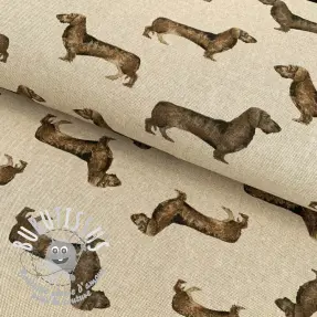 Tissu déco Linenlook Hotdog