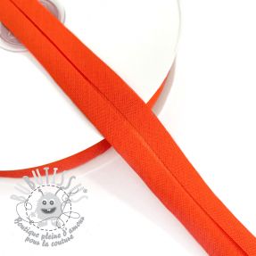 Biais coton orange