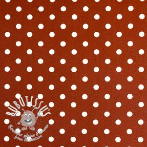 Tissu coton Dots terra