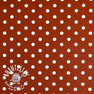 Tissu coton Dots terra