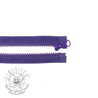 Fermeture éclair séparable 55 cm purple