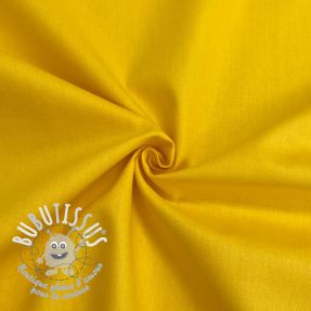 Tissu Popeline de coton yellow ORGANIC