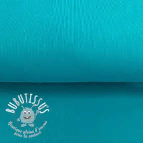 Tissu velours cotelé fin light petrol
