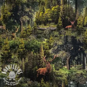 Tissu déco Ancient forest digital print