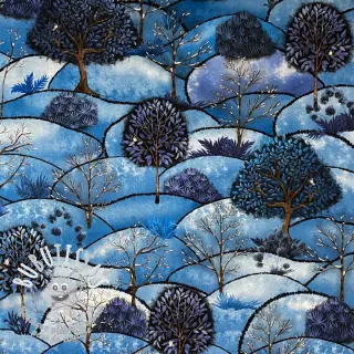 Tissu déco Forest hill winter digital print