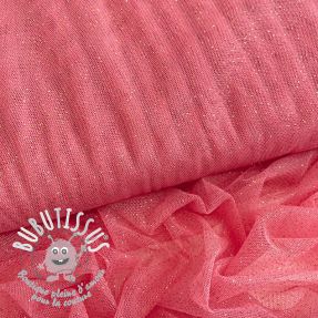 Tulle pour jupe tutu ROYAL SPARKLE pink gold