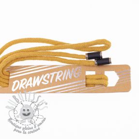 Cordon a capuche avec embouts 115 cm HEAD3 old yellow