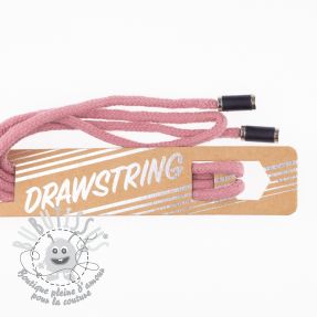 Cordon a capuche avec embouts 115 cm HEAD3 old pink