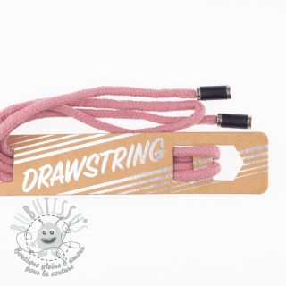 Cordon a capuche avec embouts 115 cm HEAD3 old pink