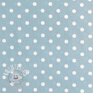 Tissu coton Dots light blue