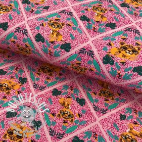 Jersey Leo rose digital print
