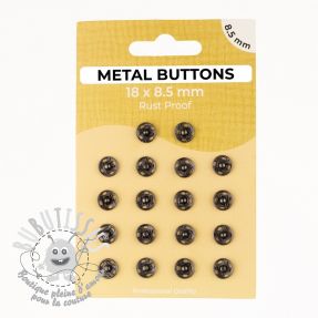 Boutons Pression METAL 8,5 mm anthracite