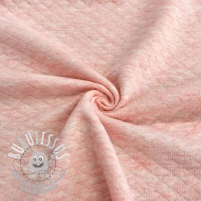 Sweat matelassé rose melange