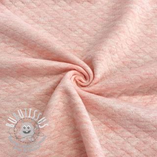 Sweat matelassé rose melange