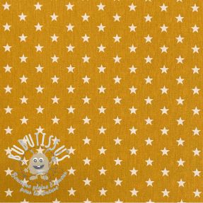 Tissu coton Petit stars ochre