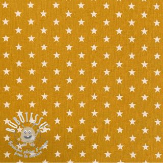 Tissu coton Petit stars ochre