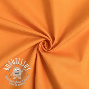 Tissu Popeline de coton apricot