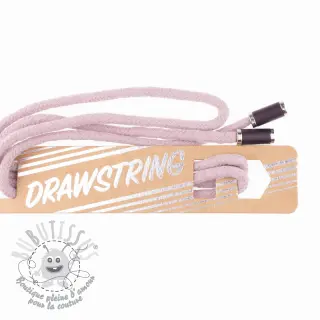 Cordon a capuche avec embouts 115 cm HEAD3 washed pink