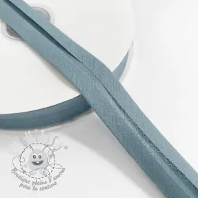 Biais coton cloud blue