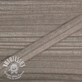 Biais élastique 15 mm stone