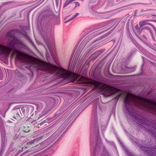 Tissu déco Liquid Paint purple digital print