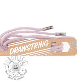 Cordon a capuche avec embouts 115 cm HEAD2 washed pink