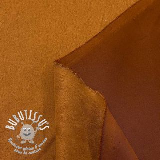 Suede stretch camel