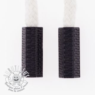 Cordon a capuche avec embouts 115 cm HEAD1 cognac
