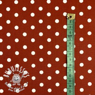 Tissu coton Dots terra