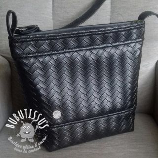 Simili cuir PANIER noir