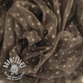 Tulle pour jupe tutu SPOT dark taupe