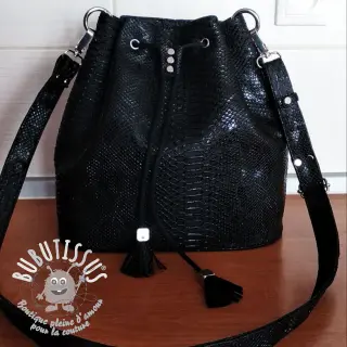 Simili cuir COBRA crotale