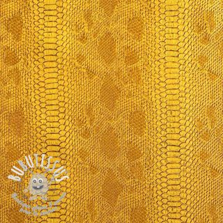Simili cuir COBRA jaune