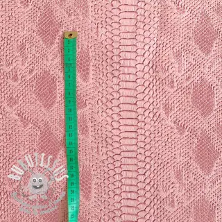 Simili cuir COBRA rose