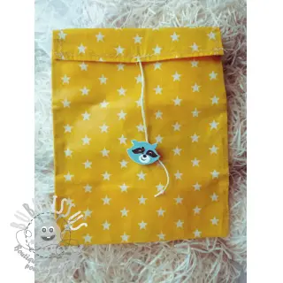 Tissu coton Petit stars yellow