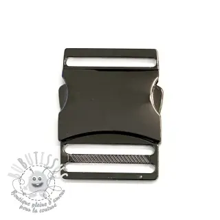 Boucle banane métal 40 mm anthracite
