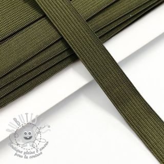 Élastique plat 15 mm camo green