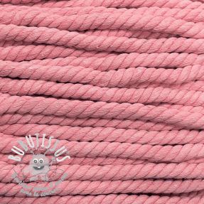 Cordon coton macramé 12 mm pink